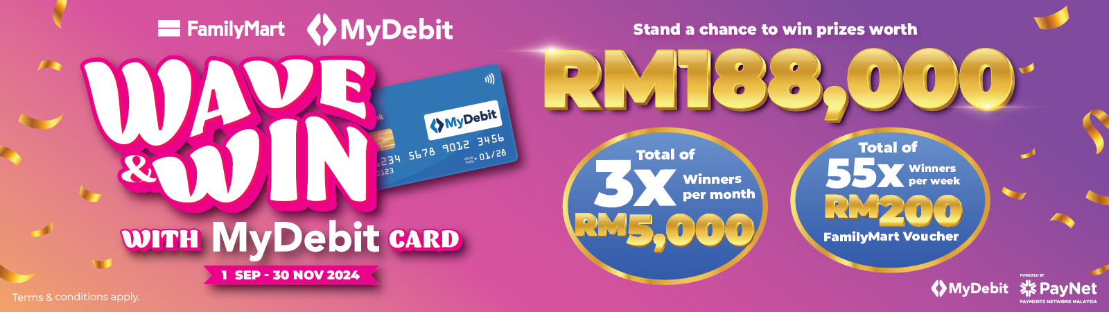 MyDebit Wave & Win